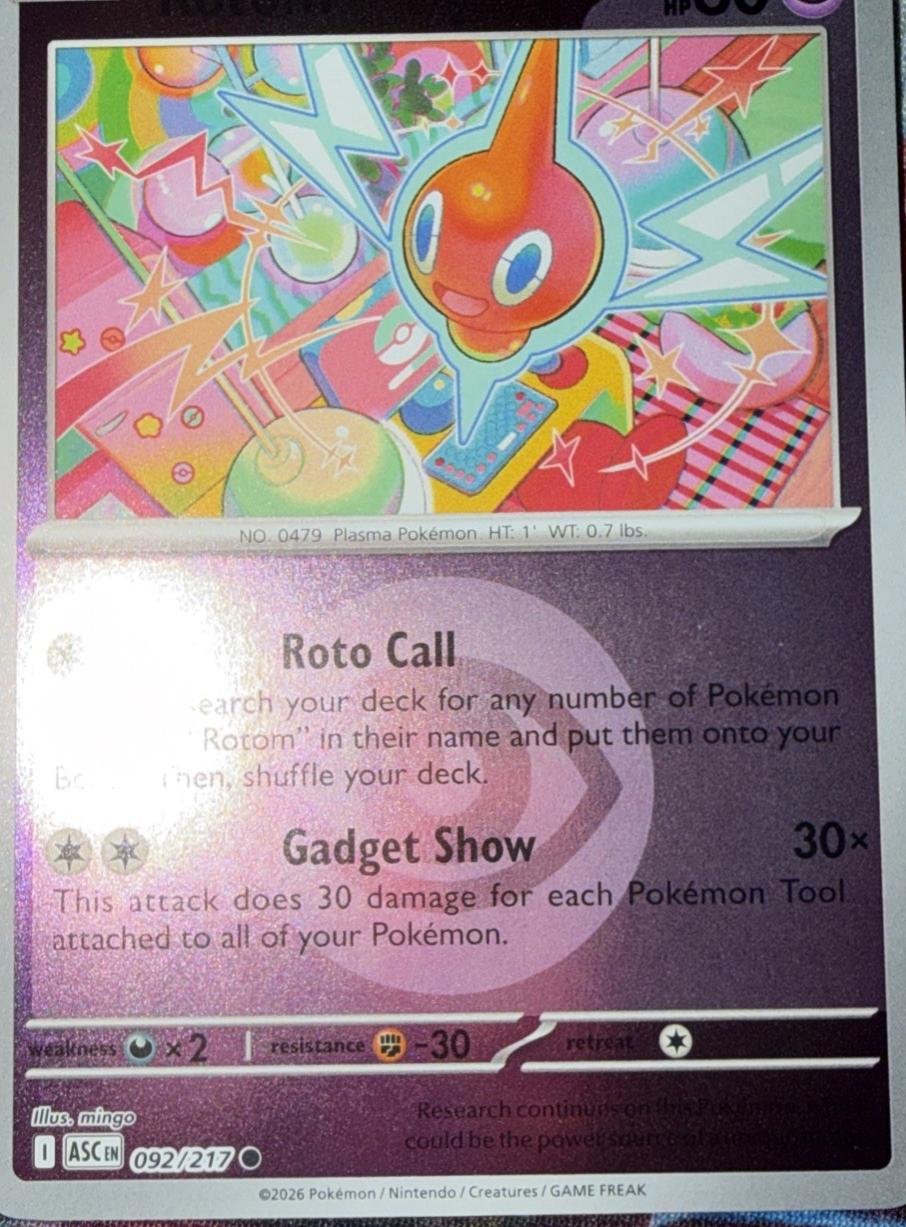 Ascended Heroes Rotom [Energy] Pokémon card
